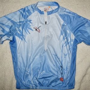 Women Cannondale Cycling Jersey Dragonfly Design M